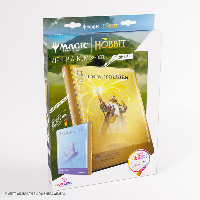 Gamegenic: Magic the Gathering: The Hobbit 18-Pocket Zip-Up Album - Gandalf, Goblin's Bane / Lord of Eagles