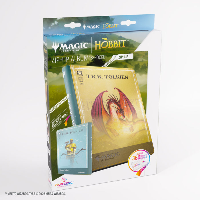 Gamegenic: Magic the Gathering: The Hobbit 18-Pocket Zip-Up Album - Gleaming Splendor / The King of Dale