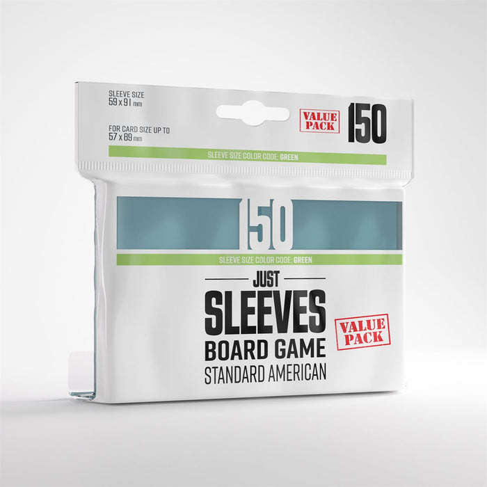 Just Sleeves: Board Game - American (57mm x 89mm) Value Pack 150ct