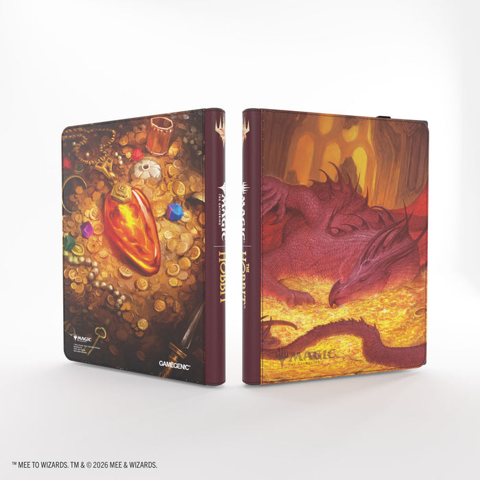 Gamegenic: Magic the Gathering: The Hobbit 18-Pocket Zip-Up Album - Smaug's Mox Amber