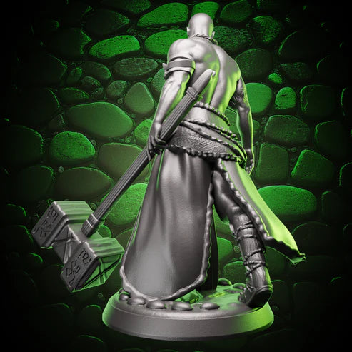 Helios Tabletop: Unprimed Goliath Barbarian | Warhammer | 5e