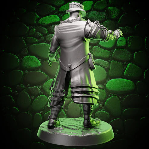 Helios Tabletop: Unprimed Half Orc Artificer | Magic Gauntlet | 5e