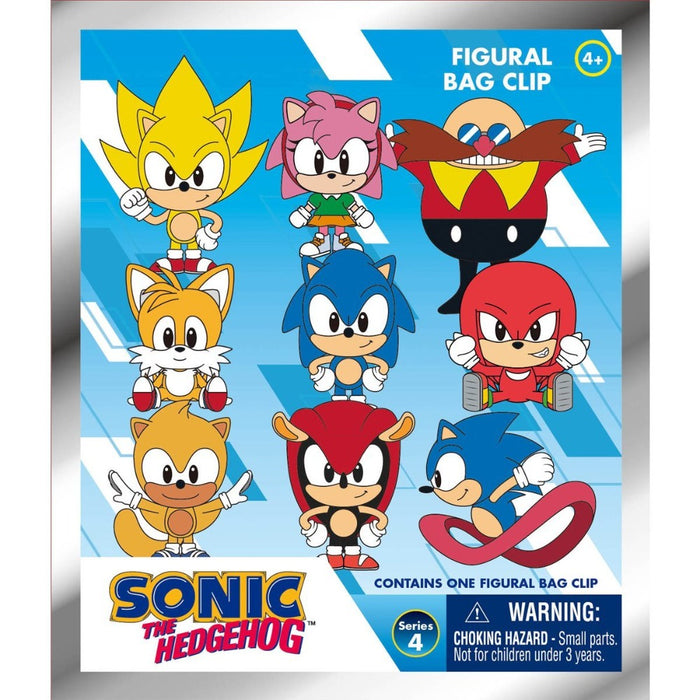 Sonic 3D Foam Bag Clip Blind Pack - Series 4