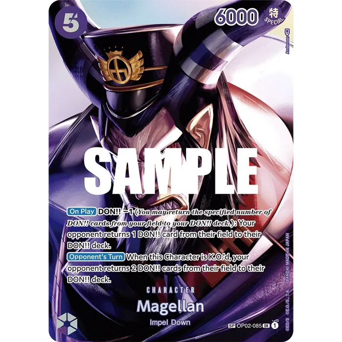 One Piece Card Game: Magellan OP02-085 (SP) - Kingdoms of Intrigue (OP04)