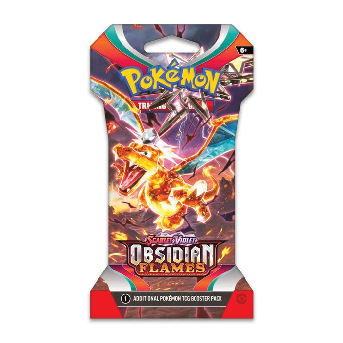 Pokemon Scarlet & Violet Obsidian Flames: Sleeved Booster Pack