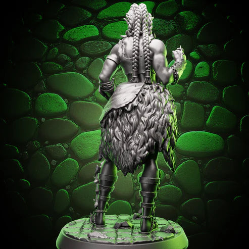Helios Tabletop: Unprimed Orc Monk | Spiked Gauntlets | 5e