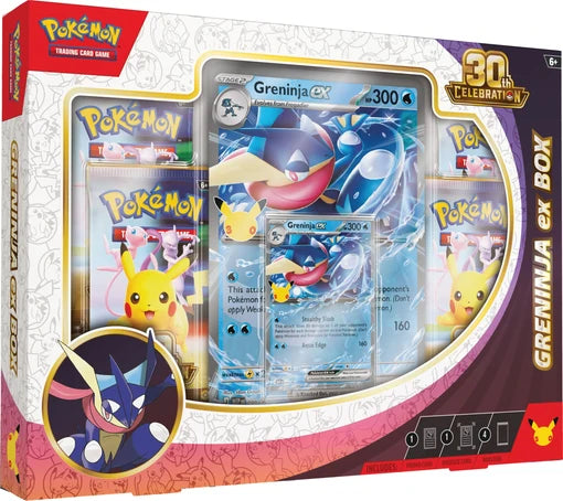 PRE-ORDER | Pokemon 30th Celebration: Sylveon or Greninja ex Box (Randomly selected)