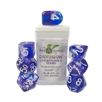 Classes & Creatures Set of 7 Dice with Arch'D4: Diffusion - Leviathan's Wake