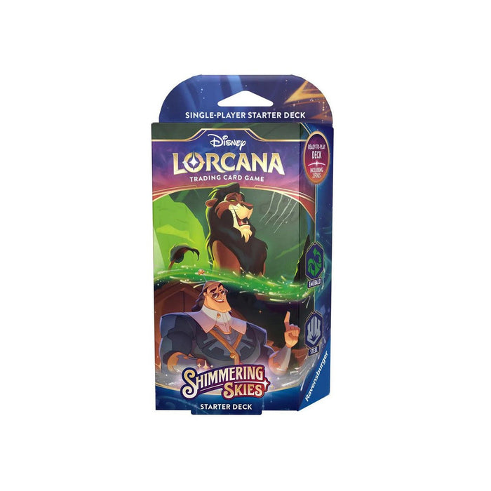 Disney Lorcana: Shimmering Skies Starter Deck - Steel/Emerald