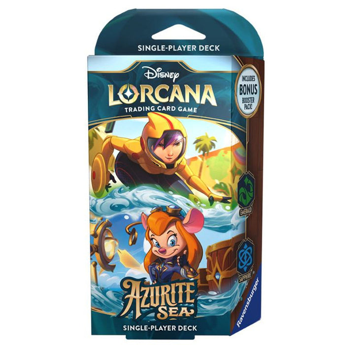 Disney Lorcana: Azurite Sea - Starter Deck - Emerald & Sapphire