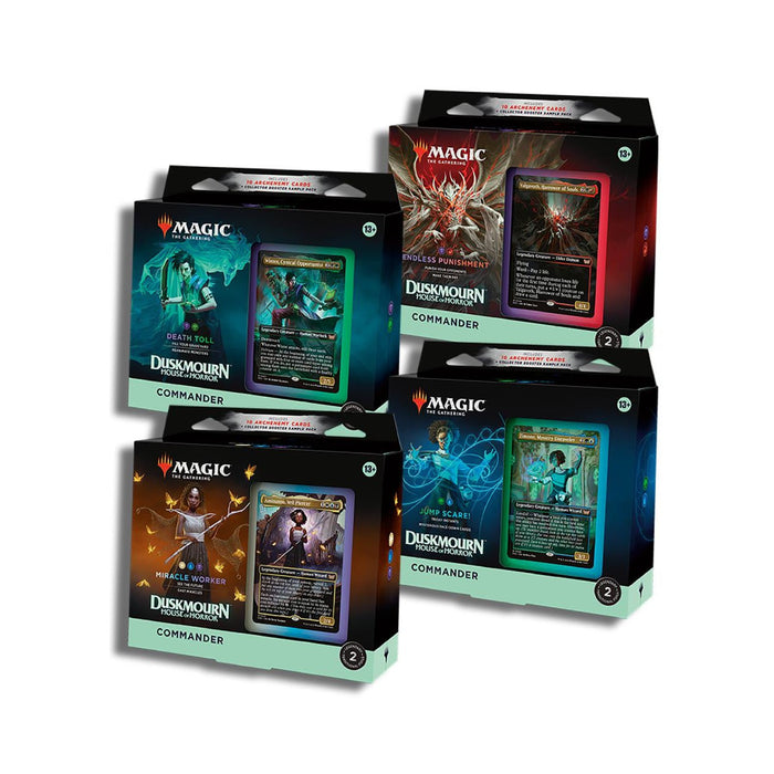 Magic the Gathering: Duskmourn Commander Decks - Set of 4