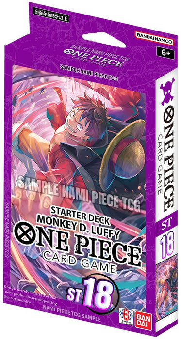 PRE-ORDER | One Piece Card Game: Starter Deck - ST-18 Monkey D. Luffy