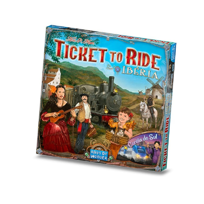 Ticket to Ride: Map #8 - Iberia & South Korea