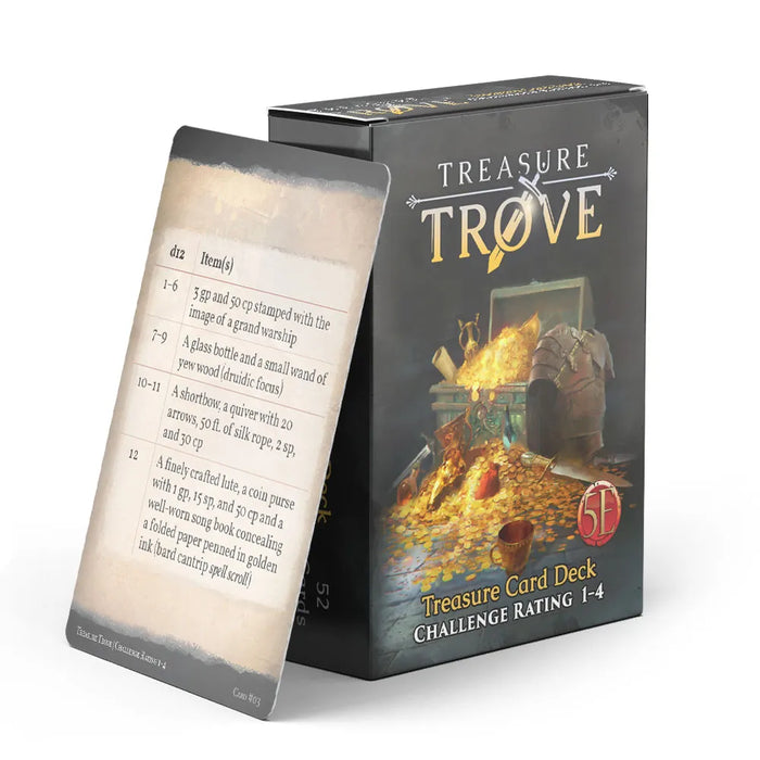Treasure Trove Deck CR 1-4 (5E)