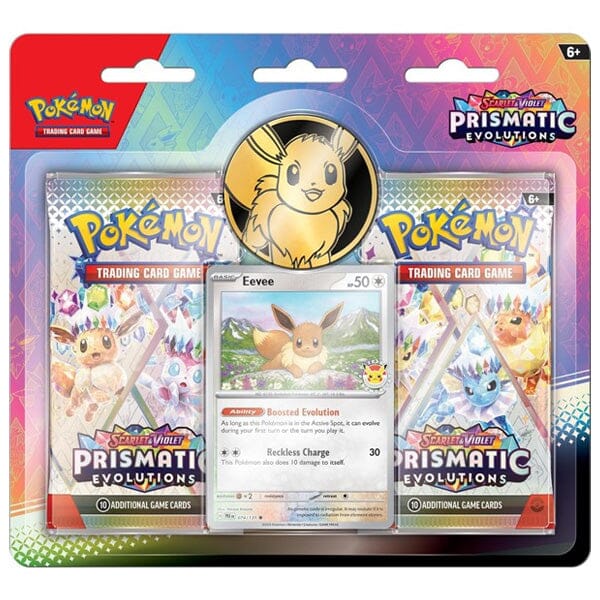 PRE-ORDER | Pokemon Scarlet & Violet SV8.5 Prismatic Evolutions - 2-Pack Blister