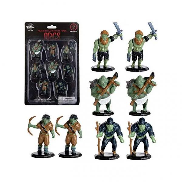 Monster Adventure Minis: Painted Miniatures - Orcs (8 pack)