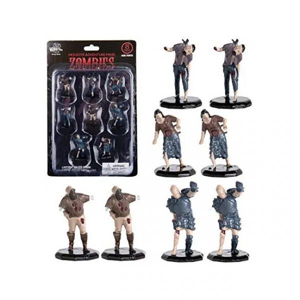Monster Adventure Minis: Painted Miniatures - Zombies (8 pack)