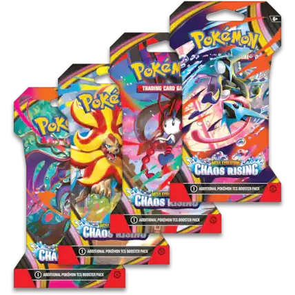 Pokemon Mega Evolution: ME04 Chaos Rising - Sleeved Booster Pack ***LIMIT 2 PER CUSTOMER***