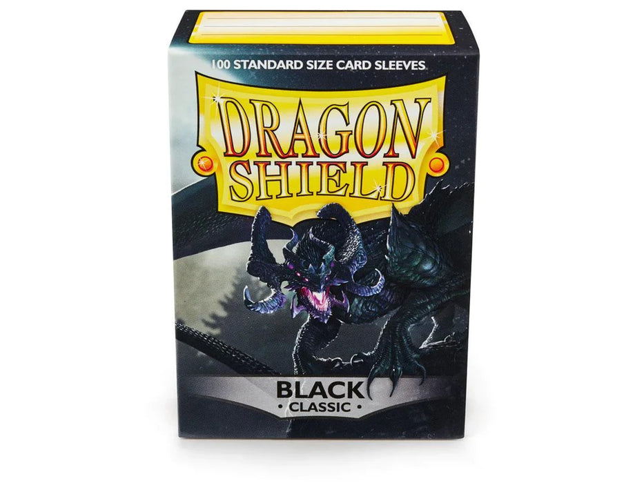 Dragon Shield: Classic Sleeves - Standard Size, Black 100ct
