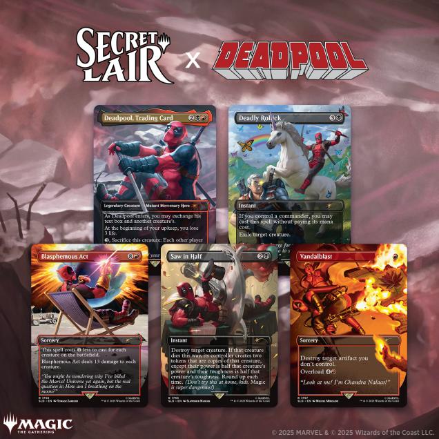 Magic the Gathering: Secret Lair x Marvel's Deadpool (Non-Foil)