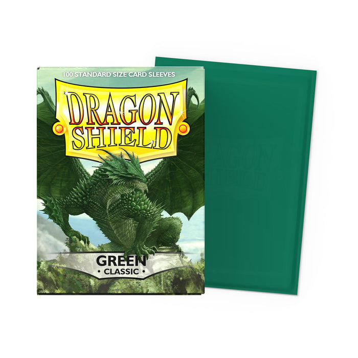 Dragon Shield: Classic Sleeves - Standard Size, Green 100ct
