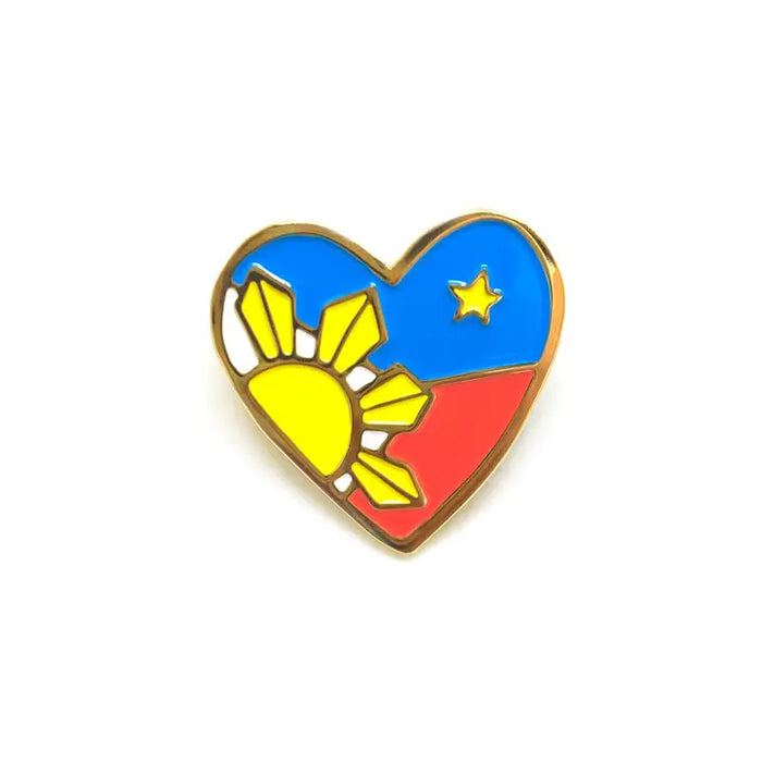 Le Petit Elefant: Filipino Heart Enamel Pin