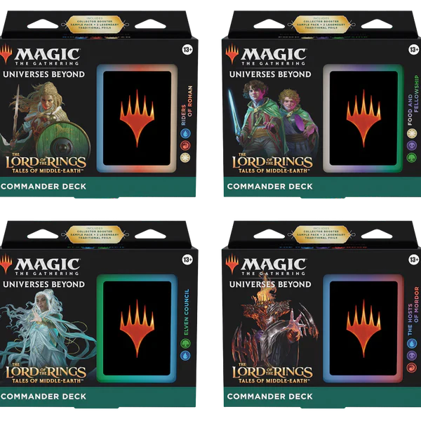 Magic the Gathering: Lord of the Rings - Tales of Middle-Earth Commander Set of 4