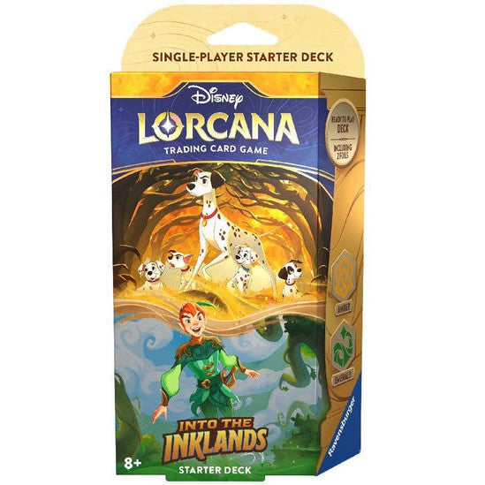 Disney Lorcana: Into the Inklands Starter Deck - Amber & Emerald