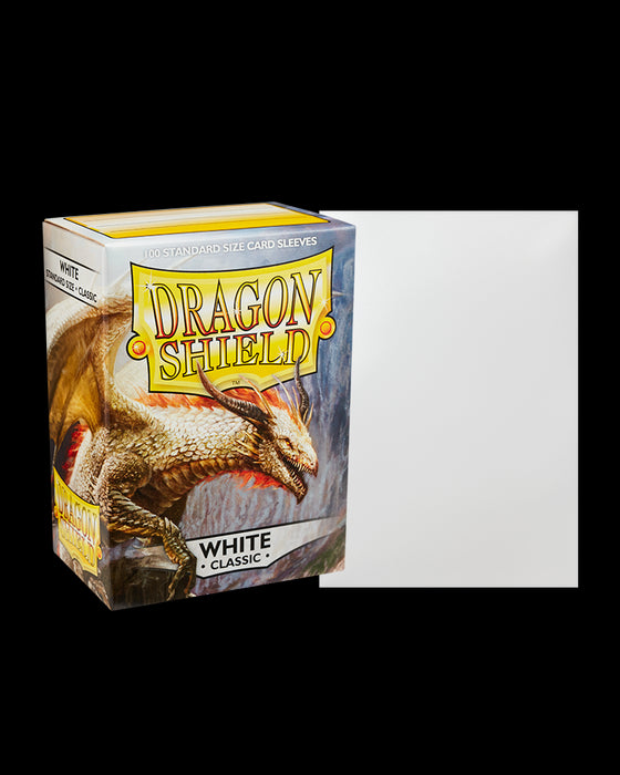 Dragon Shield: Classic Sleeves - Standard Size, White 100ct