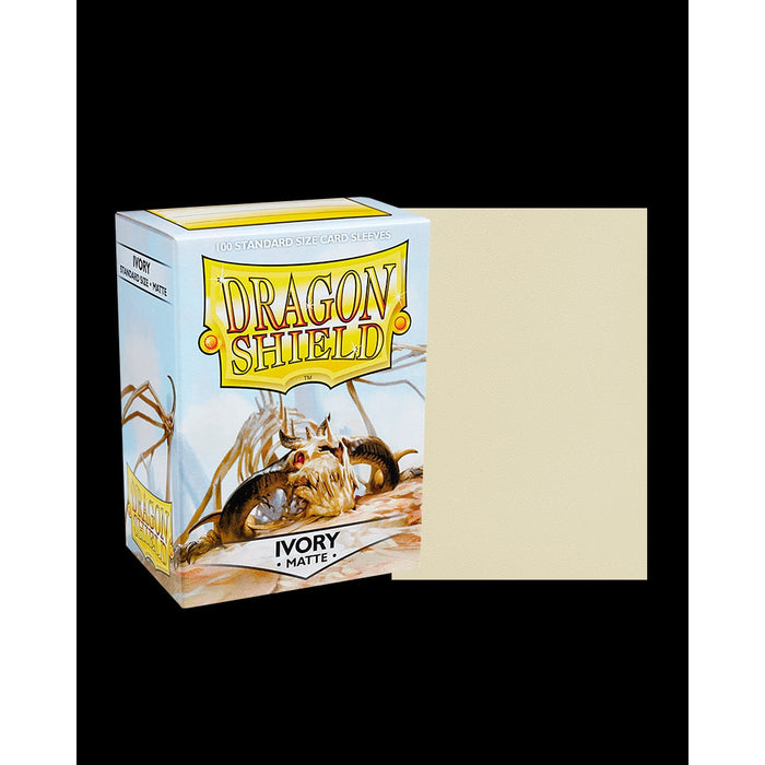 Dragon Shield: Matte Sleeves - Standard Size, Ivory 100ct