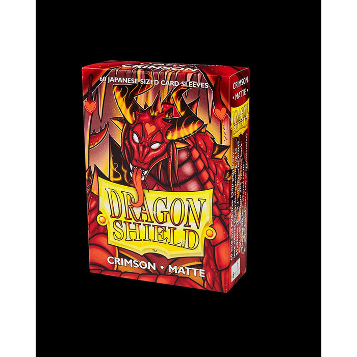 Dragon Shield: Card Sleeves - Japanese Size, Crimson Matte 60ct