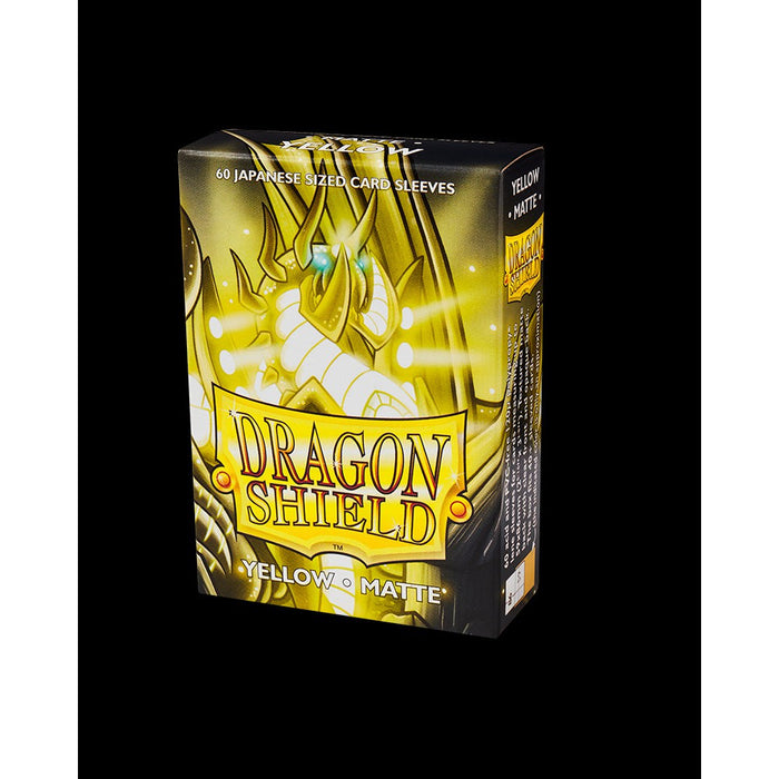 Dragon Shield: Card Sleeves - Japanese Size, Yellow Matte 60ct