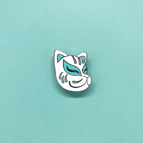 Geek Studio: Kitsune Mask Enamel Pin