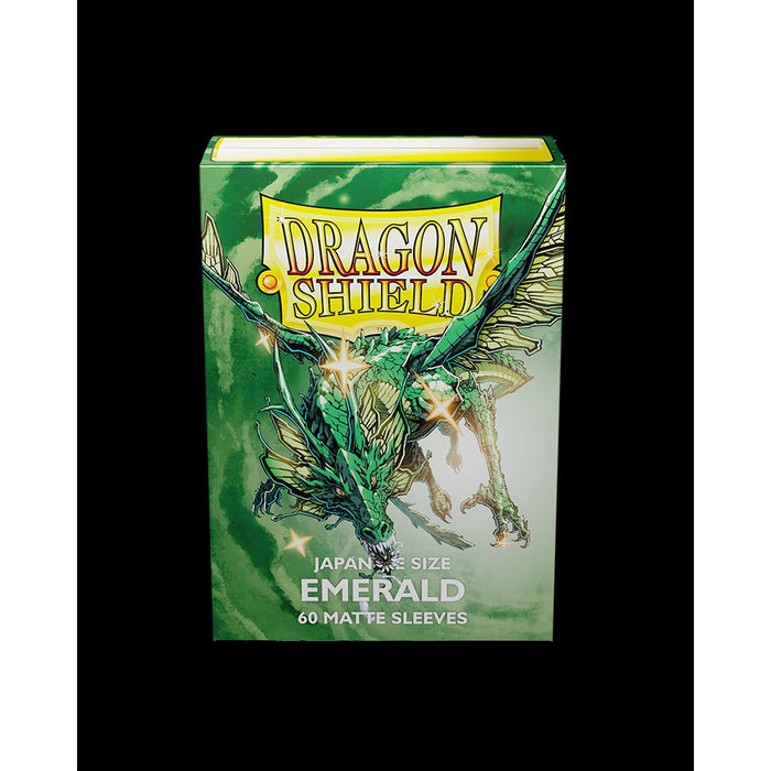Dragon Shield: Card Sleeves - Japanese Size, Emerald Matte 60ct