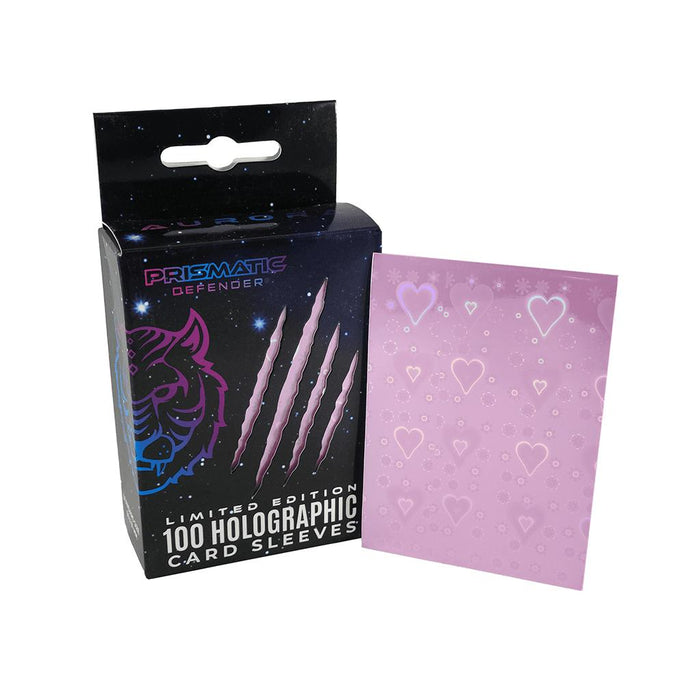 Prismatic Defender: Pulsar Holographic Card Sleeves - Aurora
