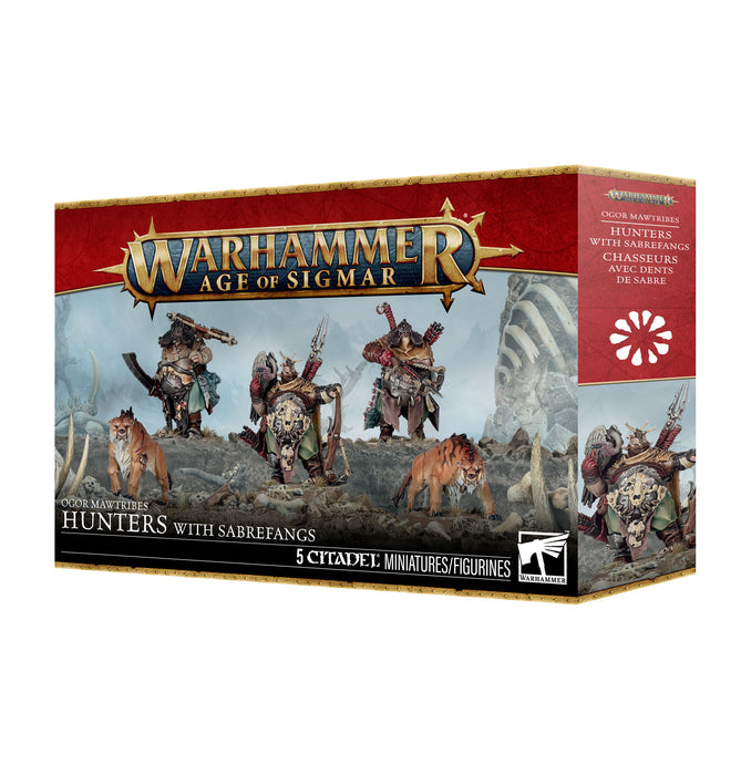 PRE ORDER | Age of Sigmar: Ogor Mawtribes Hunters with Saberfangs