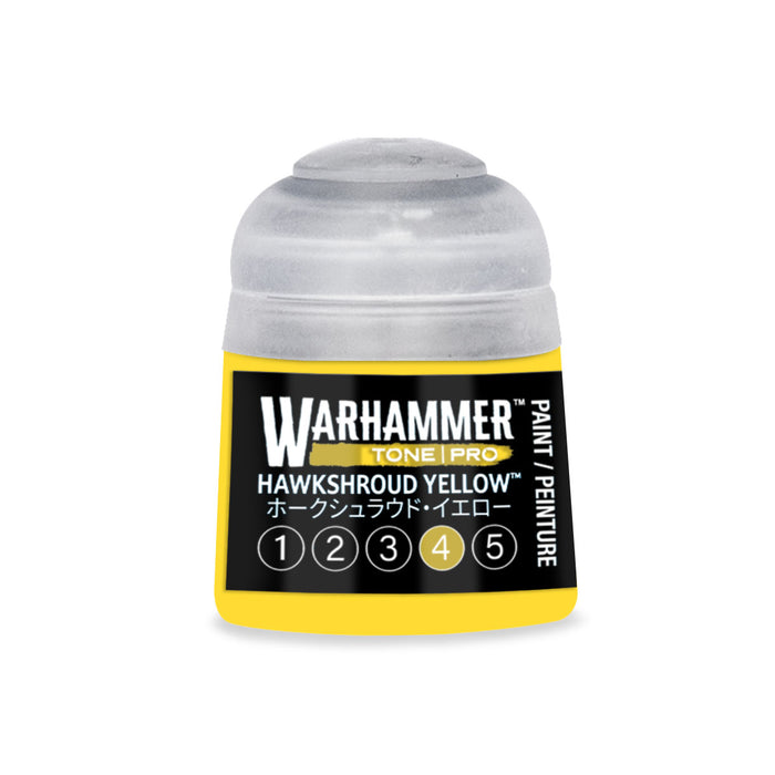 PRE-ORDER | Warhammer Tone Pro: Hawkshroud Yellow 4 (12ml)