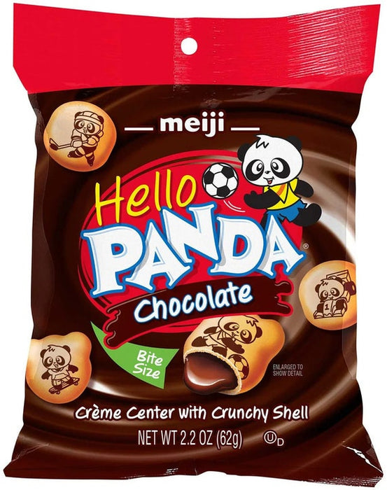 Meiji Hello Panda Chocolate Cookies (62g bag)