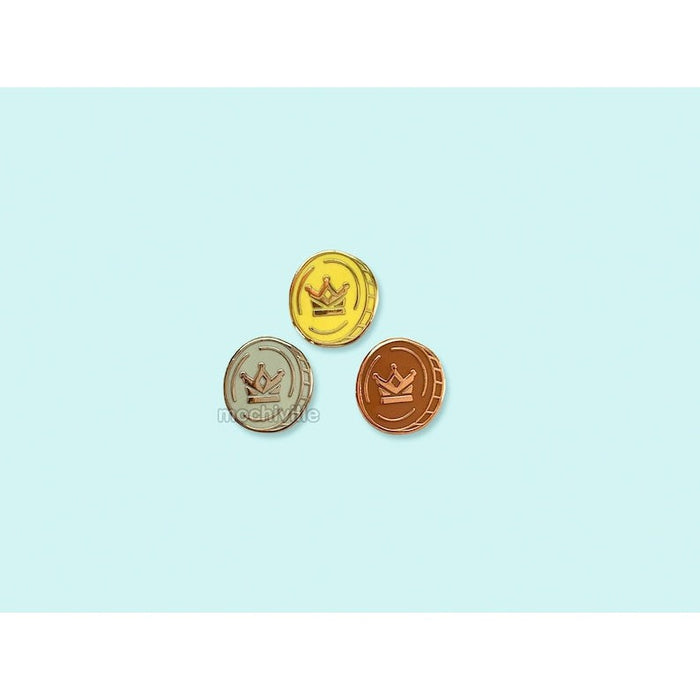 Mochiville: Enamel Pin - Mini Coin (Single Coin - Multiple Styles)
