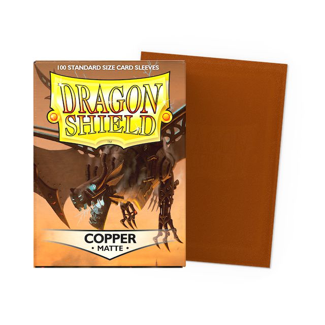 Dragon Shield Card Sleeves: Standard Size Matte, 100ct - Copper