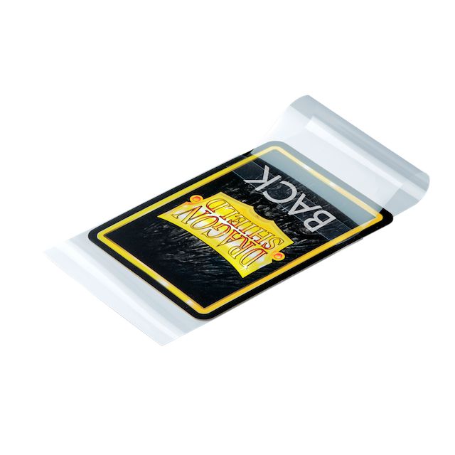 Dragon Shield Card Sleeves: Perfect Fit Standard Size, 100ct - Sealable Clear