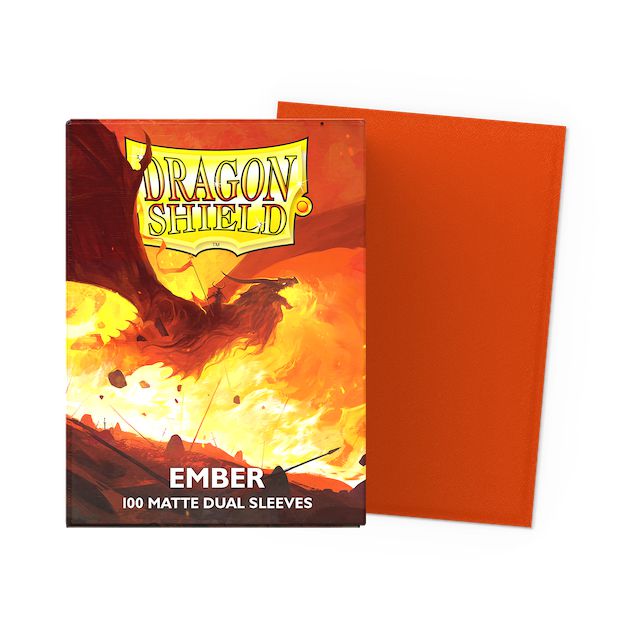Dragon Shield Card Sleeves: Standard Size Matte, 100ct - Ember
