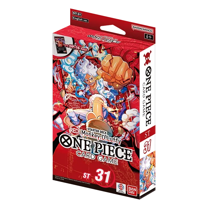 PRE-ORDER | One Piece Card Game: Starter Deck - ST-31 - RED Monkey.D.Luffy
