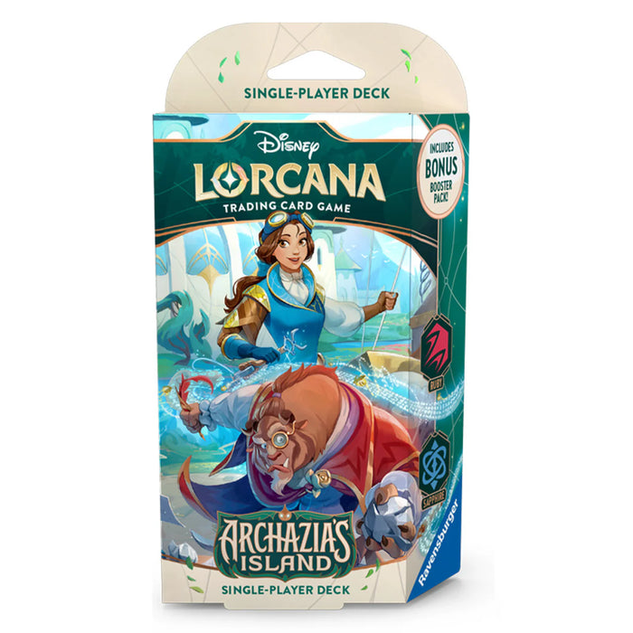 Disney Lorcana: Set 7 Archazia's Island Starter Deck - Ruby and Sapphi LVLUP GAMES Disney Lorcana: Set 7 Archazia's Island Starter Deck - Ruby and Sapphi LVLUP GAMES