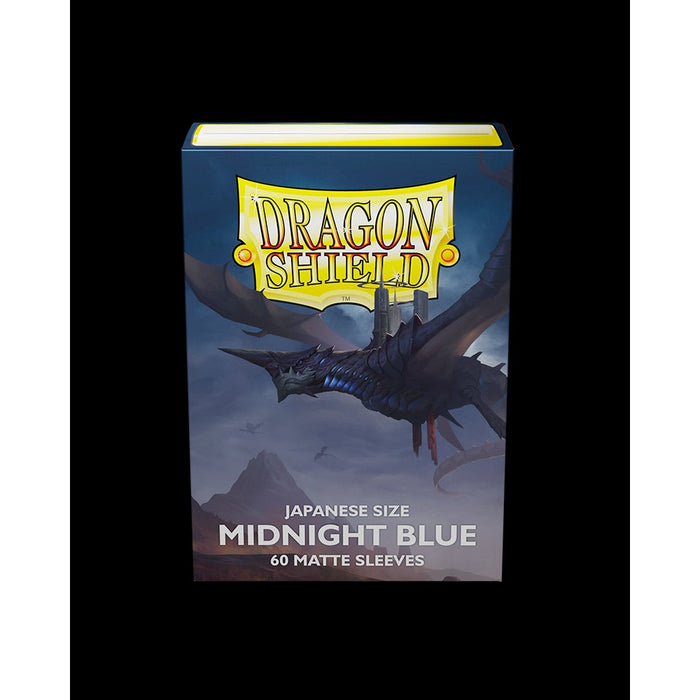 Dragon Shield: Card Sleeves - Japanese Size, Midnight Blue Matte 60ct