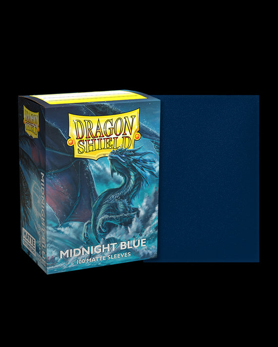 Dragon Shield: Matte Sleeves - Standard Size, Midnight Blue 100ct
