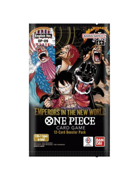 One Piece Card Game: OP-09 Four Emperors Booster Pack LVLUP GAMES One Piece Card Game: OP-09 Four Emperors Booster Pack LVLUP GAMES