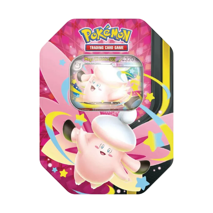 Pokemon: Mega Moonlit Tin - Mega Clefable ex