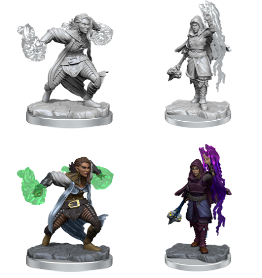 D&D Nolzur's Marvelous Miniatures: Wave 20 - Half-Elf Warlock (She/They)