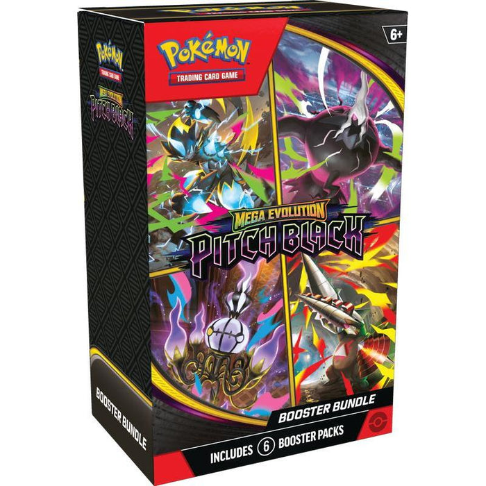 PRE-ORDER | Pokemon Mega Evolution: ME05 Pitch Black Booster Bundle (6 Packs) **LIMIT 1**